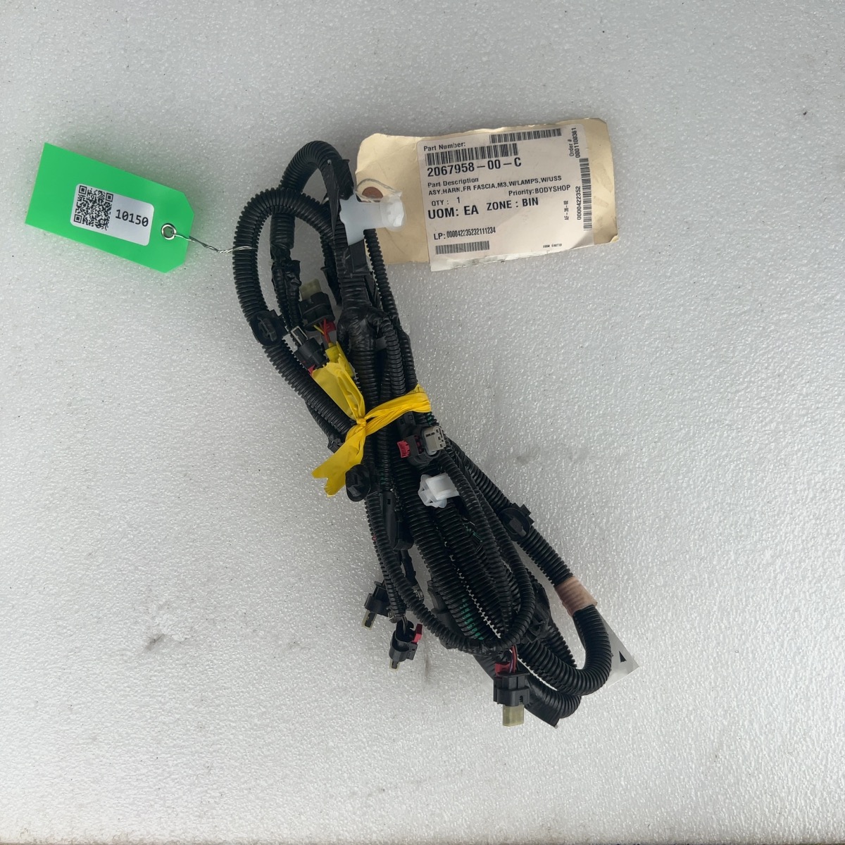 2017-2023 Tesla Model 3 Front Bumper Wiring Harness W/ Sensors Oem
