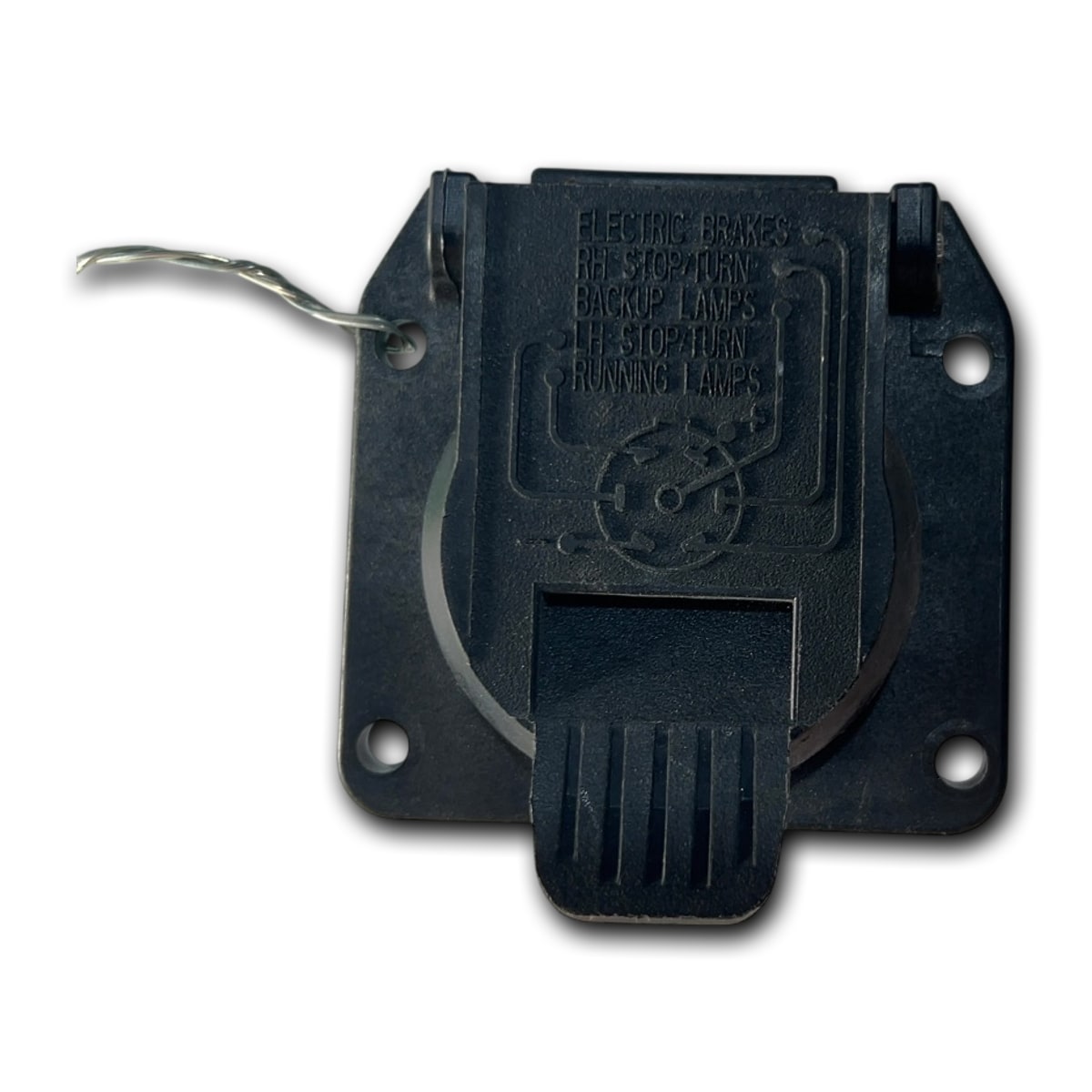 Pollak 7-way trailer connector socket