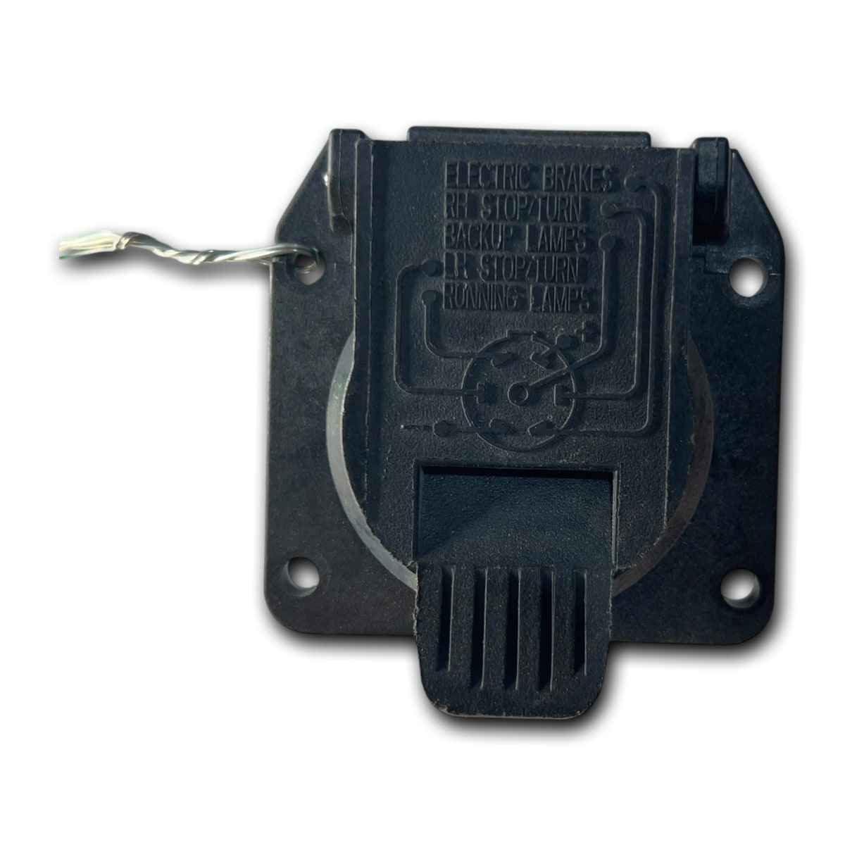 Pollak 7-way trailer connector socket