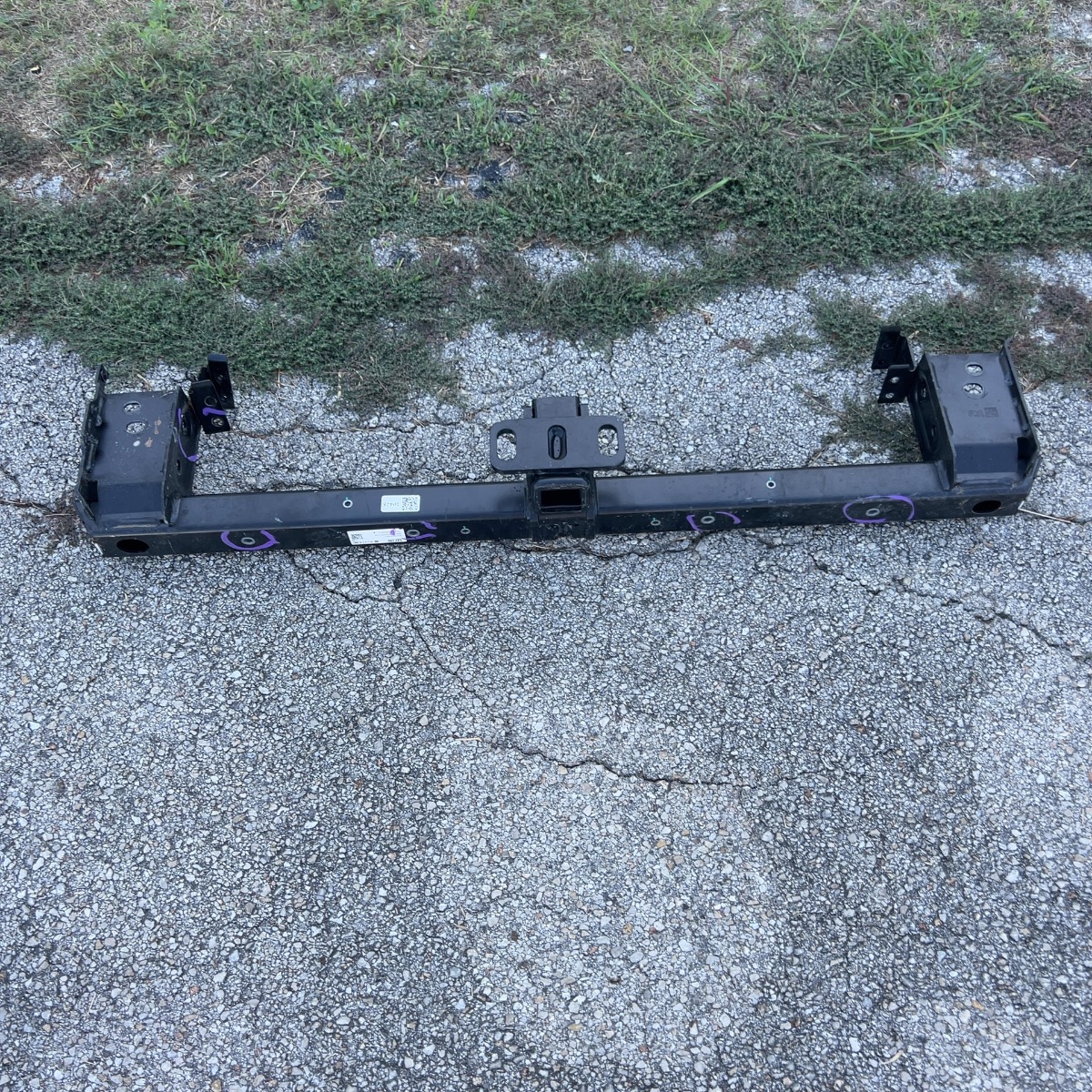 2022-2025 Rivian R1S Rear Trailer Tow Hitch Reinforcement Bar Oem